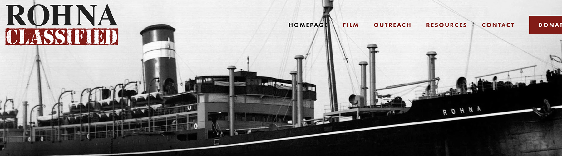 Rohna website homepage image