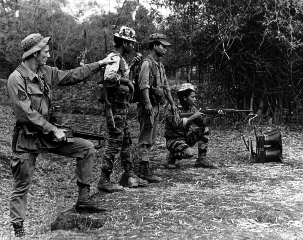 Ranger trains Montagnards image
